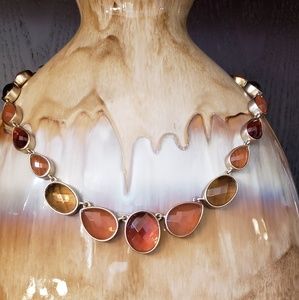 Designer Anne Klein necklace earrings set